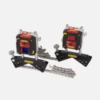 Easy-Laser XT550 intrinsically safe laser shaft alignment system with display unit, measurement units and mounting brackets Image Description: