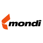 “Mondi logo with orange ribbon symbol”