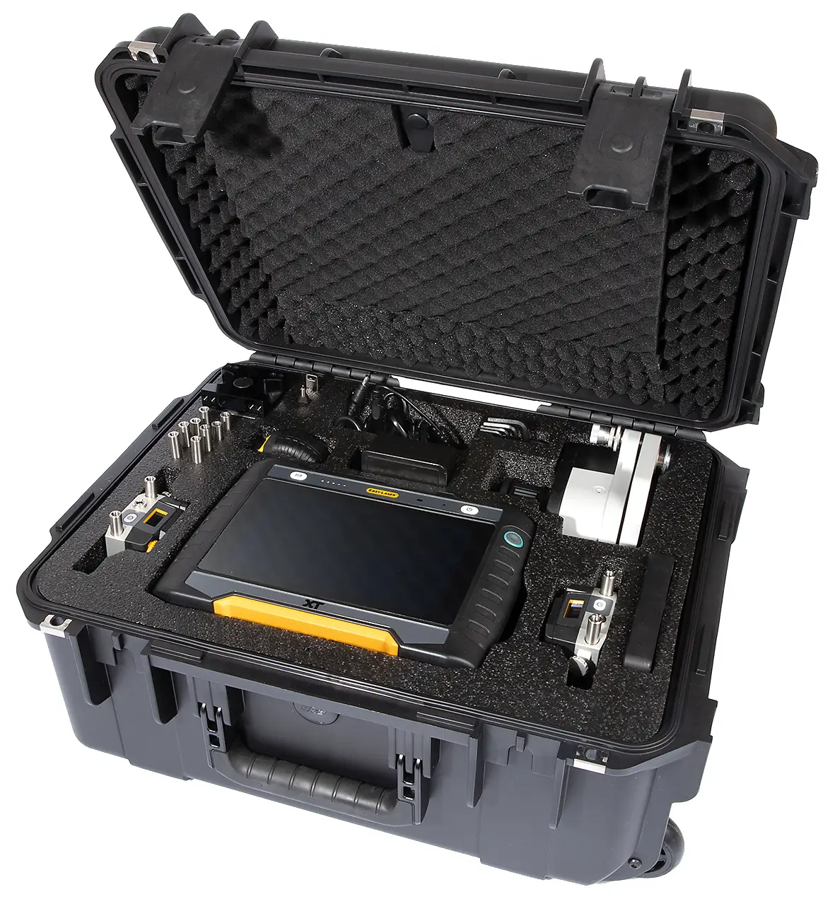 “XT770 GEO handheld alignment system in protective case”